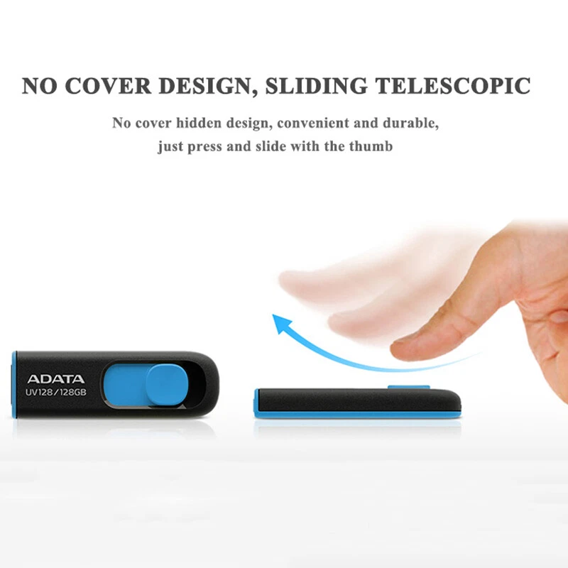 ADATA UV128 32GB UDisk USB3.2 Gen1 Flash Drive Memory Thumb Stick Storage Device - Image 4 of 4