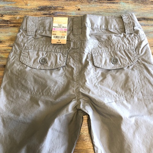 Arizona Jean Company Capri Adjustable Waist Gray Girls Size 10 Regular - Picture 7 of 9