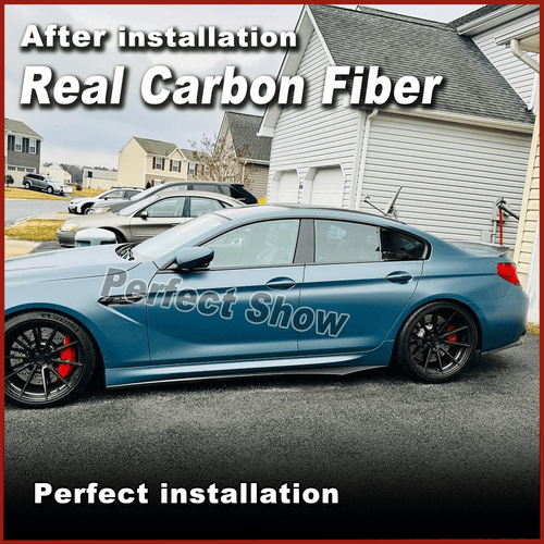 Carbon Seitenschweller Sideskirt Spoiler Ansatz Für BMW 6 Gran Coupe F06 M-Paket - Bild 5 von 11