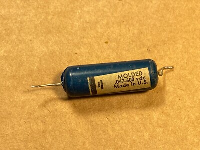 Vintage Blue Molded Ajax .047 uf 600v Guitar Tube Amp Tone Capacitor (Qty)  | eBay
