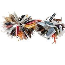 Assorted Embroidery Floss Skeins On Organizer Cards 60 Labeled Needlepoint