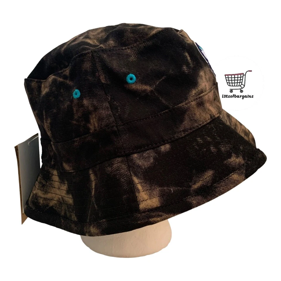 Mitchell & Ness Para hombres Talla L/XL Charlotte Hornets NBA Lavado Ácido Sombrero Cubo Nuevo Foto 4 de 4