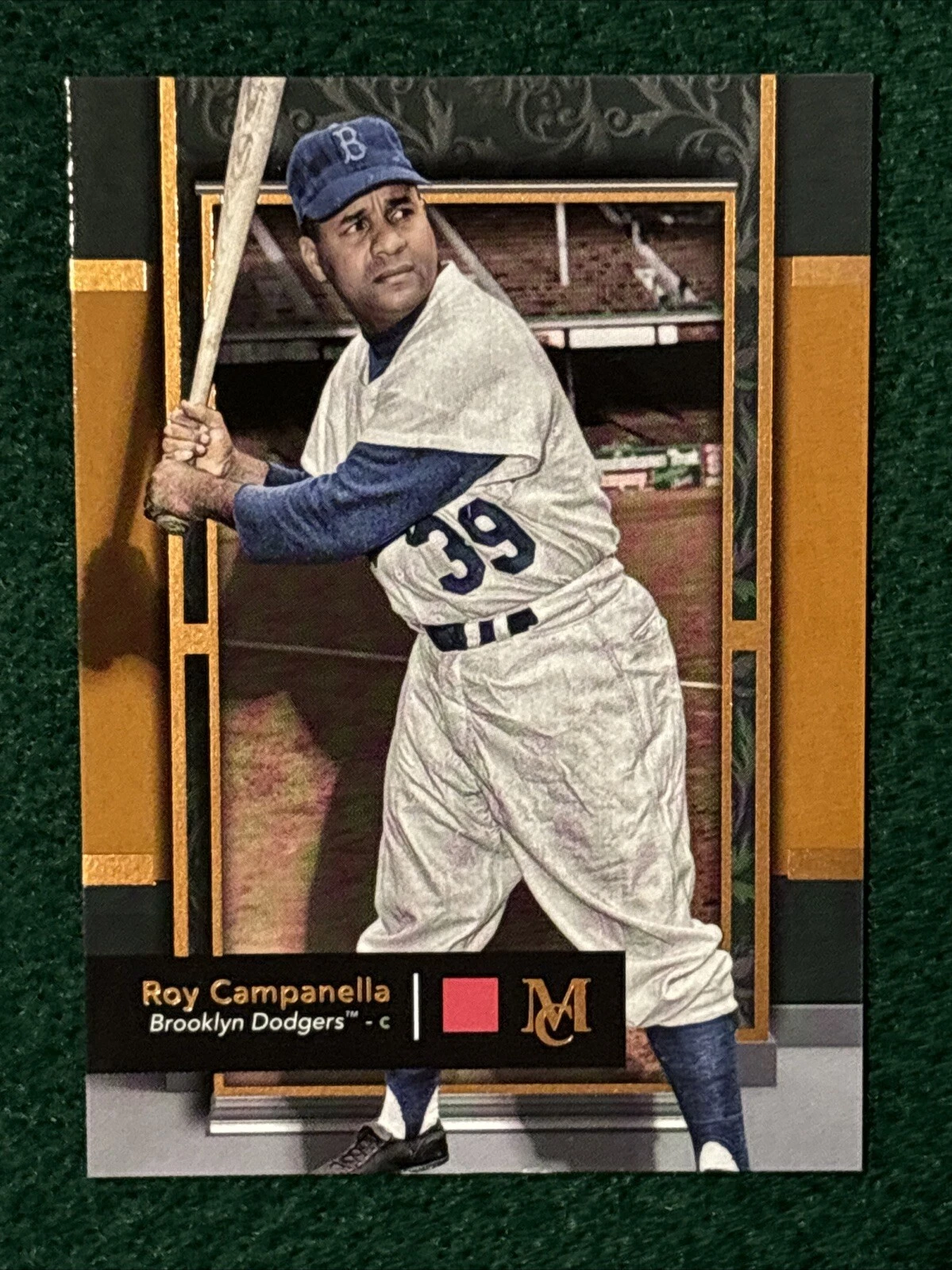 Roy Campanella 2024 Topps Museum Collection #40 Brooklyn Dodgers Copper