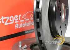 Metzger Bremsscheiben Ø 288 mm + Bremsbeläge vorne für Mercedes SLK [R170]