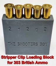 Stripper Clip Loading Block for 303 British Cartridges - NEW - FREE SHIPPING!