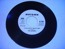 PROMO The Jackson 5 Little Bitty Pretty One 1972 45rpm VG+