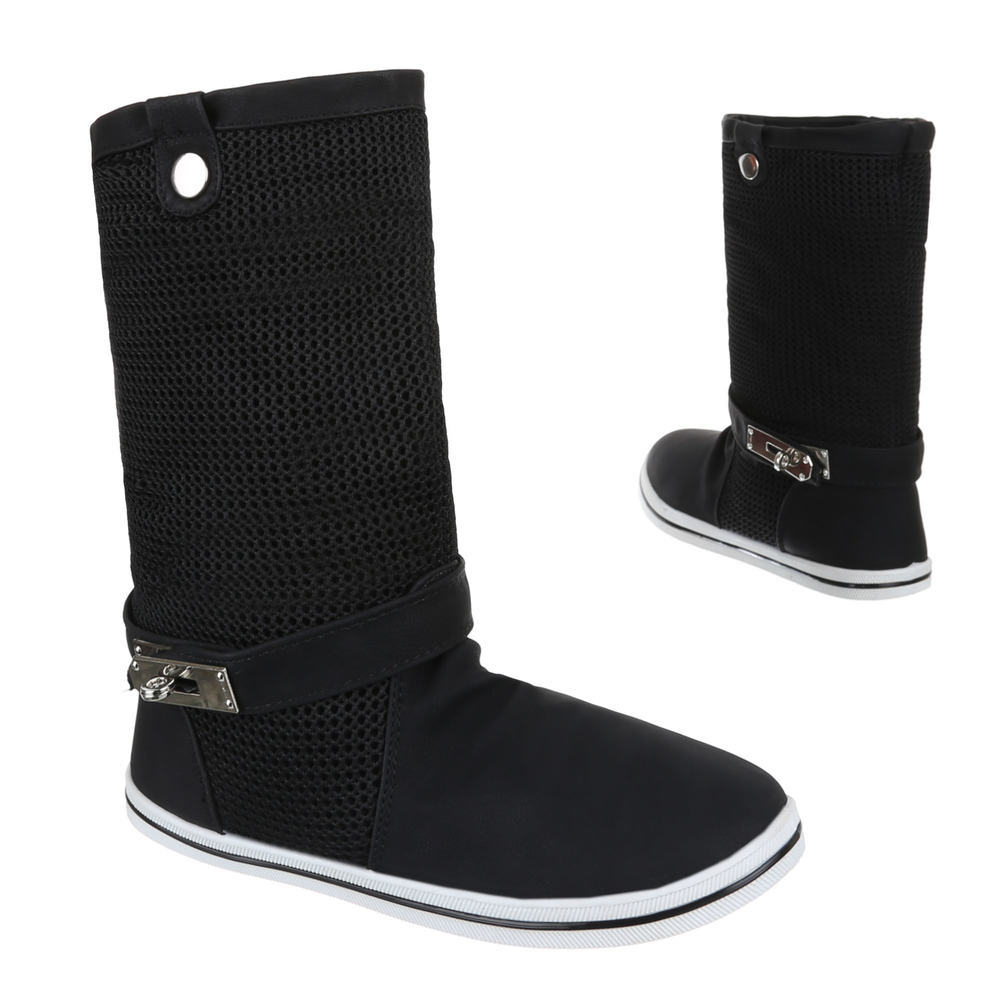 Trendy Stiefel Stiefel Damen Schuhe BW35129 Schwarz 37 Trendy Stiefel Stiefel Damen Schuhe BW35129 Schwarz 37