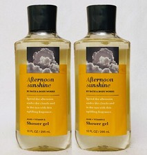 2 Bath Body Works AFTERNOON SUNSHINE Body Wash Shower Gel 10 oz