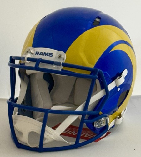Casco da velocità autentico firmato Davante Adams Los Angeles Rams full size - BAS - Foto 6 di 8