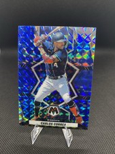 2022 Panini Mosaic - Carlos Correa #123 Blue Camo Mosaic Prizm