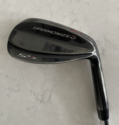 Wilson Harmonized Sole Grind Black Gap Wedge / RH / 52/8° Wedge Flex Shaft