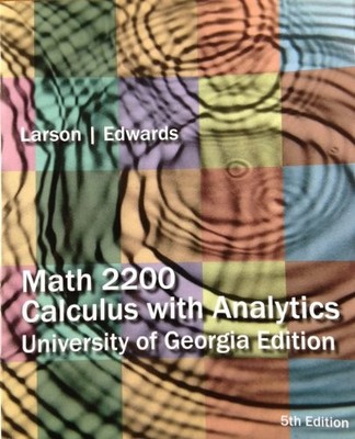 Math 2200 Calculus with Analytics (University of Geo...
