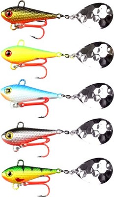 Jigspinner mit UV-Drilling 17g und 21g Musashi Slim Fishing Tackle Max FTM