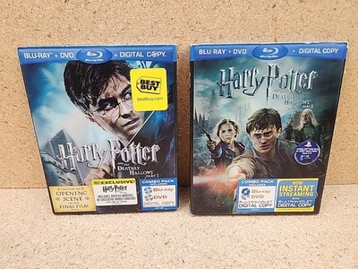 Harry Potter & the Deathly Hallows: Part I & 2 Best Buy Exclusive 3D Cover NEW 