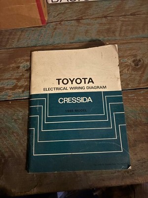 1985 Toyota Cressida Sedan EWD Electrical Wiring Diagrams Manual GL GLX-i xo