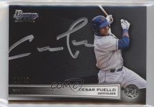 2014 Bowman Bowman Black Collection Auto 12/25 Cesar Puello #BBC-CP Auto 7xr