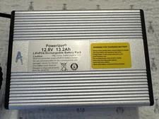 Custom Li backup battery.  Li Fe PO4 . 12.8v 13.2 Ah. 165 Wh. 