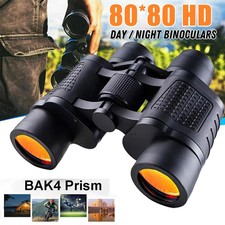 10000M 80X80 HD Military Zoom Binoculars Day/Night Army Optics Hunting Camping