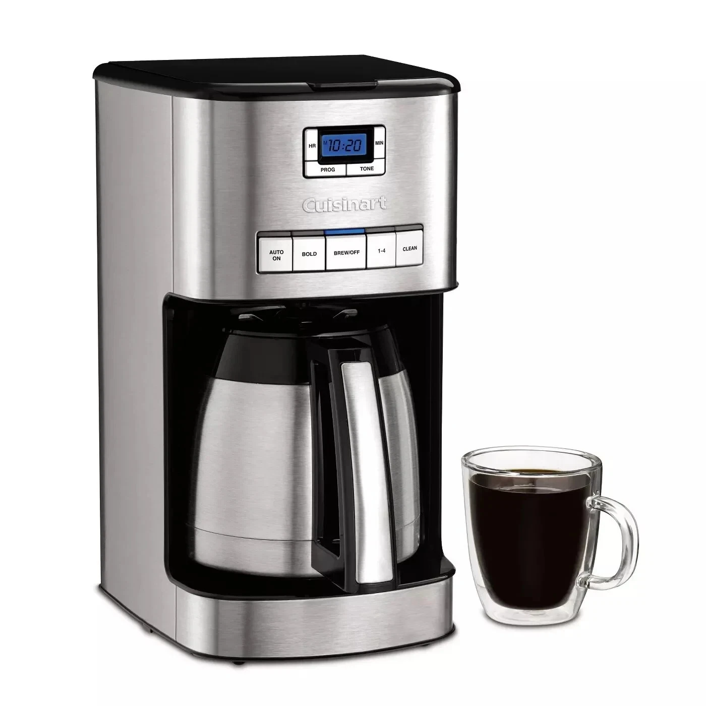 Cuisinart PerfecTemp Thermal Stainless Steel Programmable Coffee Machine 12-Cup