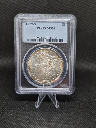 1879-S Morgan Silver Dollar $1 PCGS MS64 Choice BU