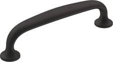 Cabinet Pull  Matte Black  3-3/4 inch 96 mm Center-to-Center  Renown ...