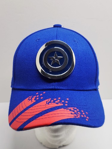 Captain America Shield Hat Metal Marvel Avengers Snapback Cap