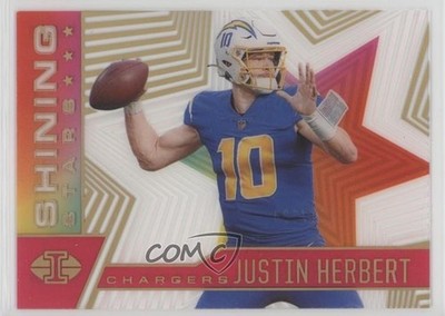 2021 Panini Illusions Shining Stars Pink 181/399 Justin Herbert #SS-8 1j4c