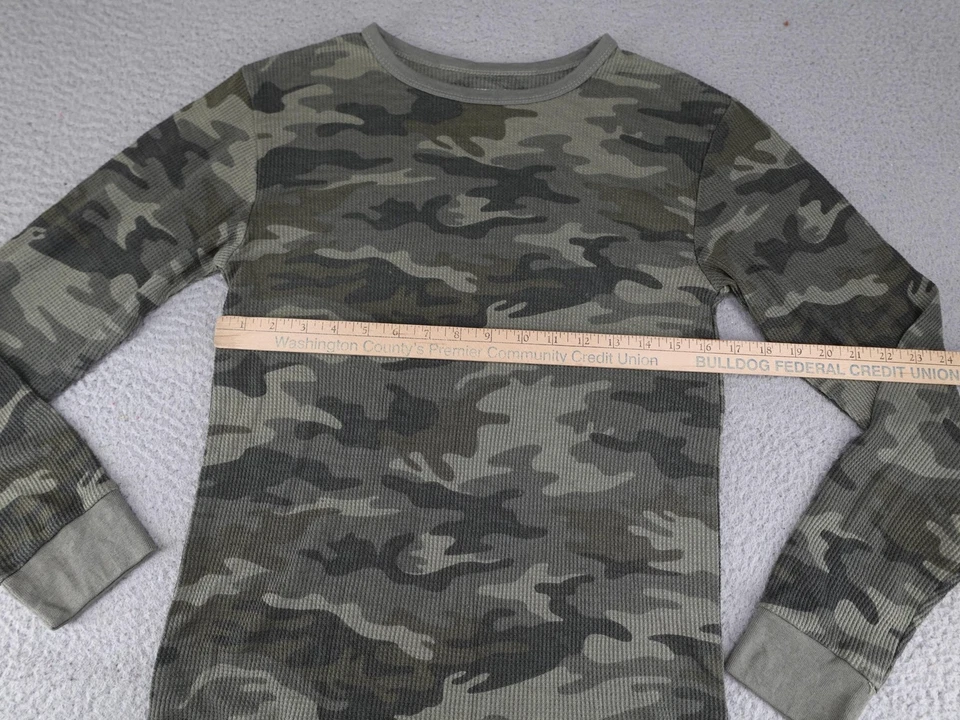 Camisa Mission Ridge Para Hombre Grande Verde Camuflaje Térmica Manga Larga Camuflada Top Foto 4 de 4