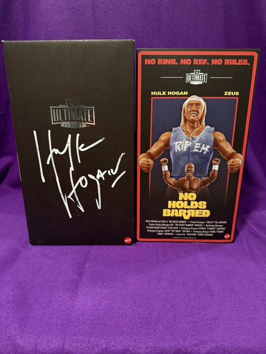 Autographe Signé HULK HOGAN WWF/WWE Avec Inscriptions "Whatcha Gonna Do" - Parfait Collectionneurs