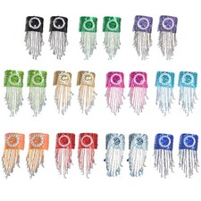 Elegant Sequins Belly Dance Costume Armlet for Ballroom Dancewear Party