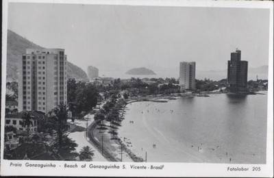 20025937 - S. Vicente, Strandansicht (beach), Strand von Gonzaguinha, Brasilien