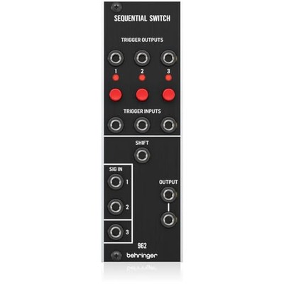 Behringer 962 SEQUENTIAL SWITCH Legendary Analog CV Multiplexer Module for