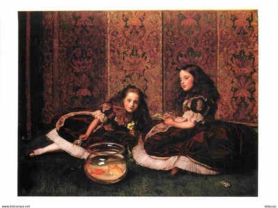 AK - Kunst - Malerei - Sir John Everett Millais - Leisurc Hours - Ehemann