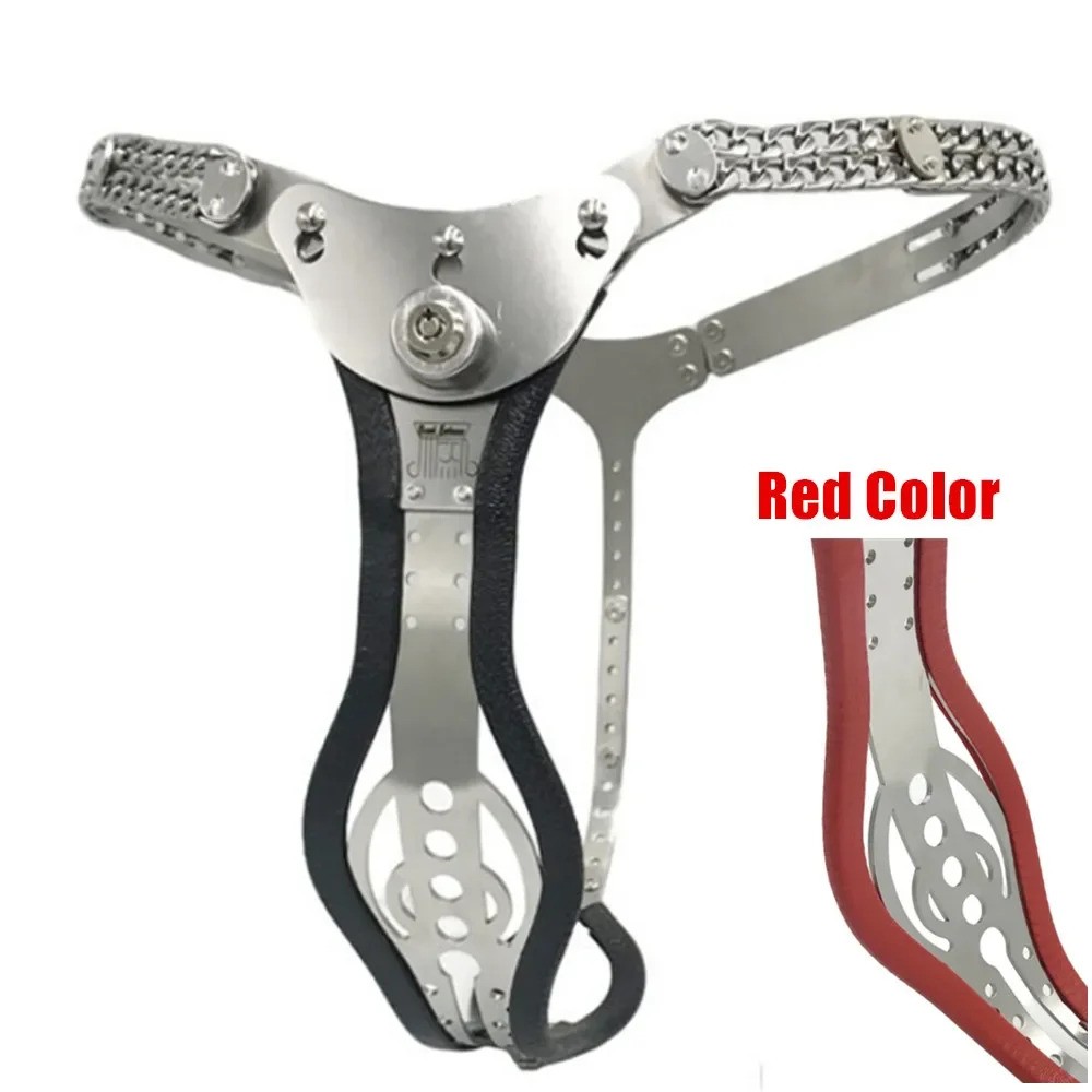 Adjustable Female Chastity Belt Plug Stainless Steel Invisible Panties Lockable