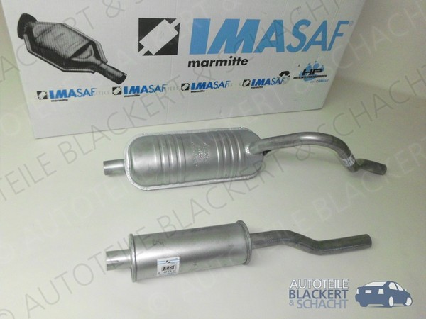 Imasaf Auspuffset für Opel Rekord C + Coupe+Caravan 1.5 + 1.7 + 1.9 | MSD + ESD-image