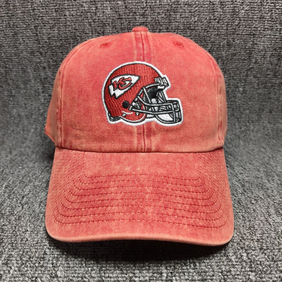 Mitchell & Ness Kansas City Chiefs NFL Red Strapback Hat Cap Helmet Logo