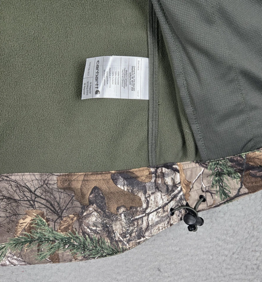 Carhartt Hunting Vest *NWT* RealTree Xtra Rain Defender DWR Wind Fighter Men's M - Image 4 of 4