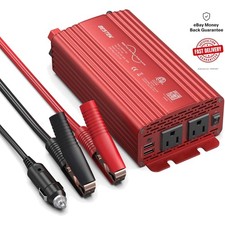 Listed 500W Pure Sine Wave Inverter for Vehicles with USB Charging