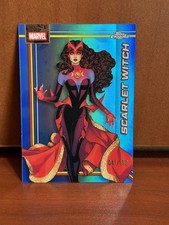 2026 Topps Chrome Marvel Scarlet Witch #145 Blue Refractor /150