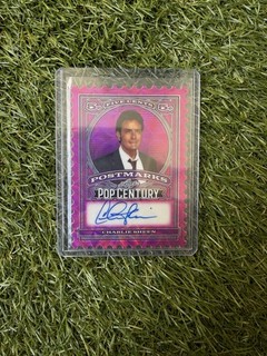 Leaf Pop Century 2026 Charlie Sheen Postmark Auto Pink 1/1! One of One
