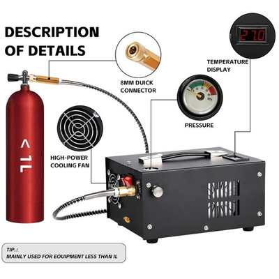 #ad High Pressure Airgun Compressor Built in Filter $270.59