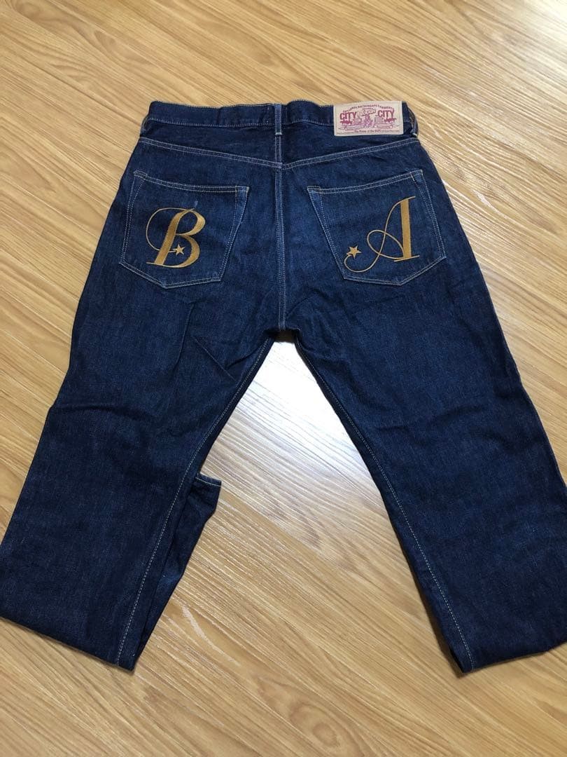 A Bathing Ape BAPE Denim Pants Jeans Blue M BA0226194
