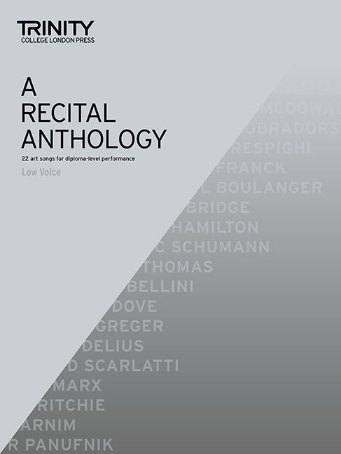 A Recital Anthology (Low Voice) Low Voice, Piano Voice(s)/Accompaniment Music Ho