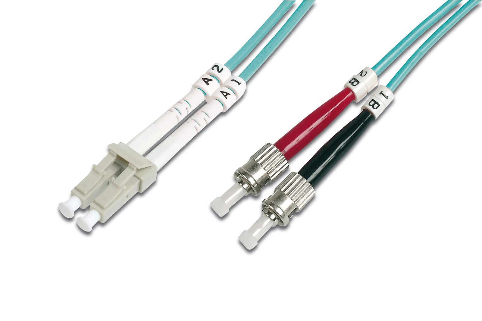 DIGITUS DK-2531-03/3 – Fibre Optic Cable OM3 – 3 m – LC to ST – Duplex Fibre Opt