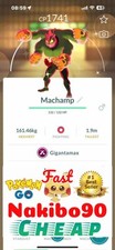 Pokémon Go - Shiny Machamp Gigantamax  -  Tra De Fast - P’TC - Read description