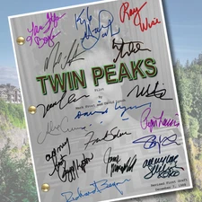 Twin Peaks Pilot Cast Signed-Autograph 119 Page Script Reprints Dale Cooper