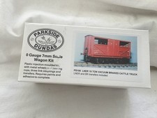 PARKSIDE DUNDAS O GAUGE PS106 LNER 10 TON VACUUM BRAKED CATTLE WAGON UNBUILT KIT