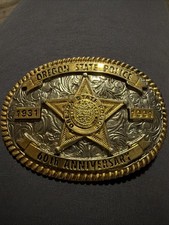 Oregon State Police 60Th Anniversary VTG 1991 Silver/Gold Creative Casting 3931