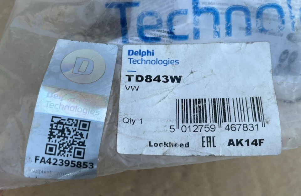 2 x Genuine Delphi Front Control Arm Bush for AUDI Q7 / CAYENNE / TOUREG TD843W - Image 4 of 4