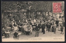 Old postcard Saint-Cloid, Le Restaurant Guillot 1904 